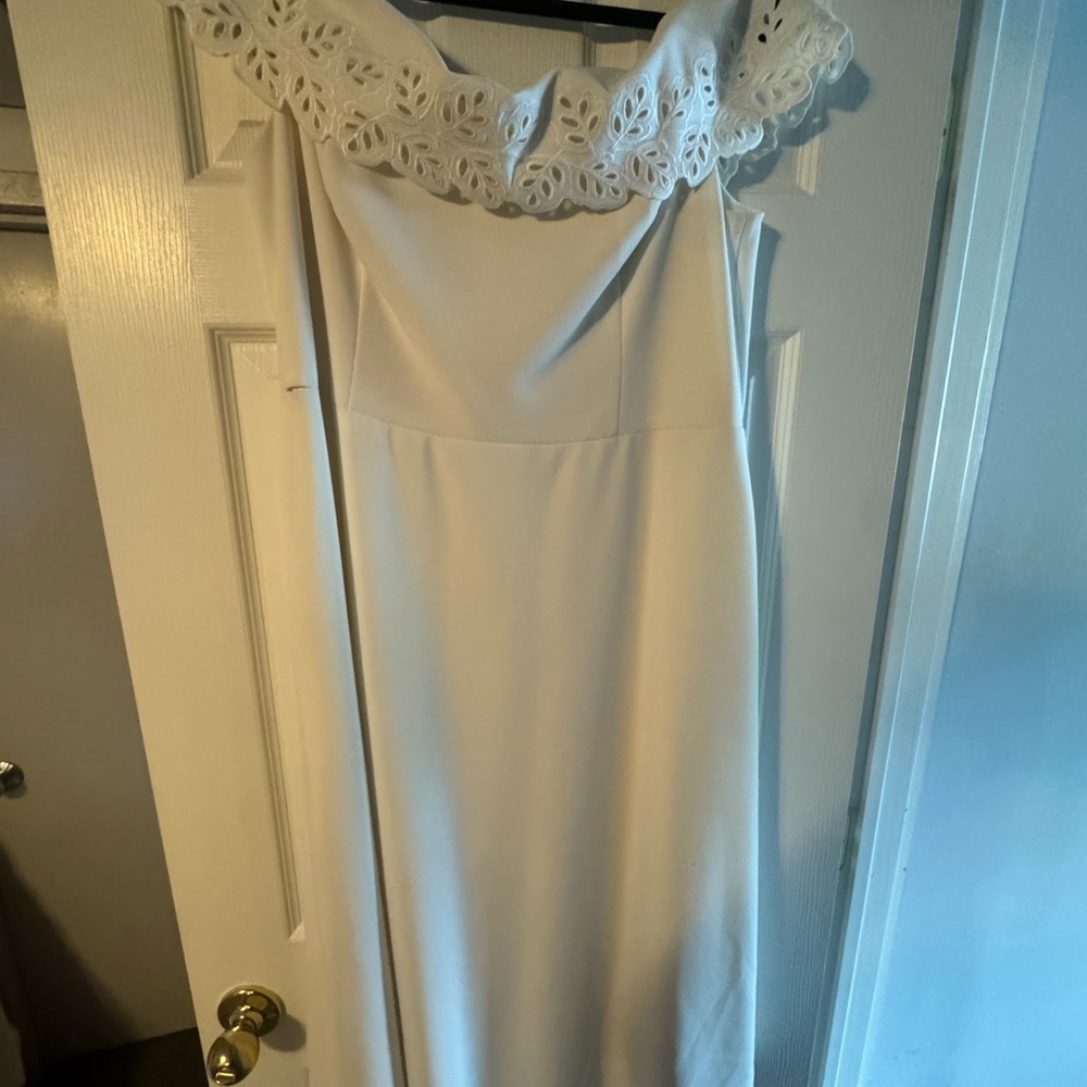 Calvin Klein off shoulder dress